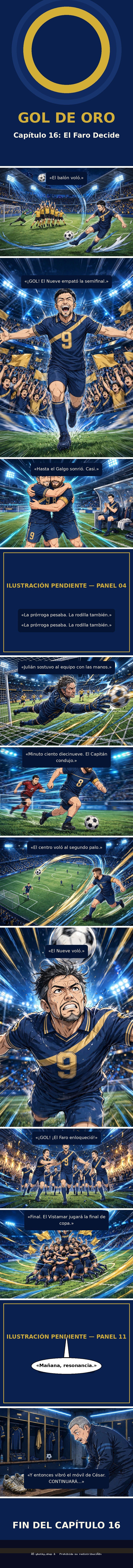 Capítulo 16 de Gol de Oro
