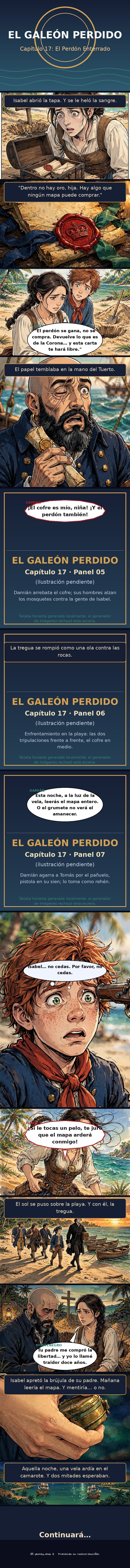 Capítulo 17 de El Galeón Perdido