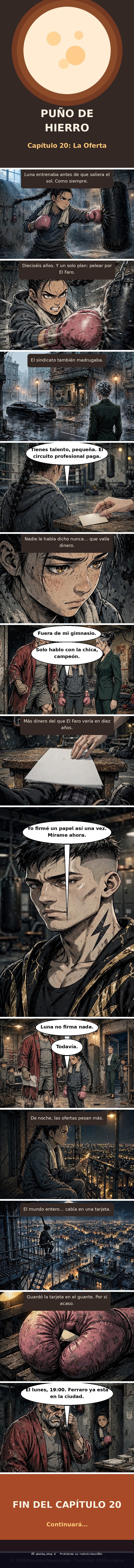 Capítulo 20 de Puño de Hierro