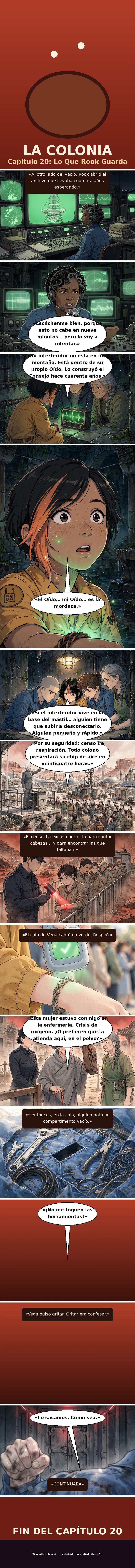 Capítulo 20 de La Colonia