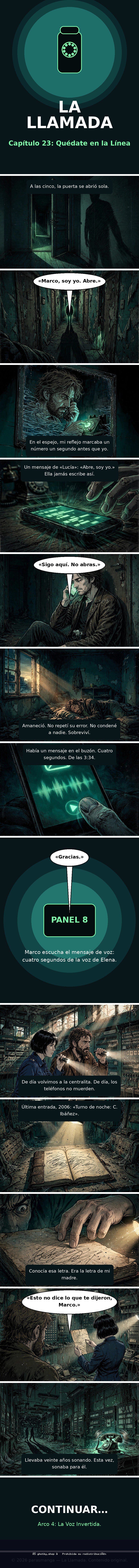 Capítulo 23 de La Llamada