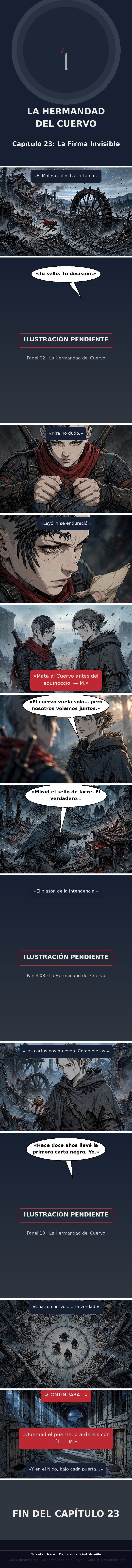 Capítulo 23 de La Hermandad del Cuervo