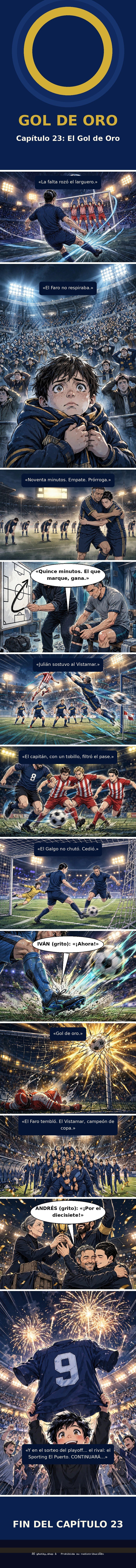 Capítulo 23 de Gol de Oro