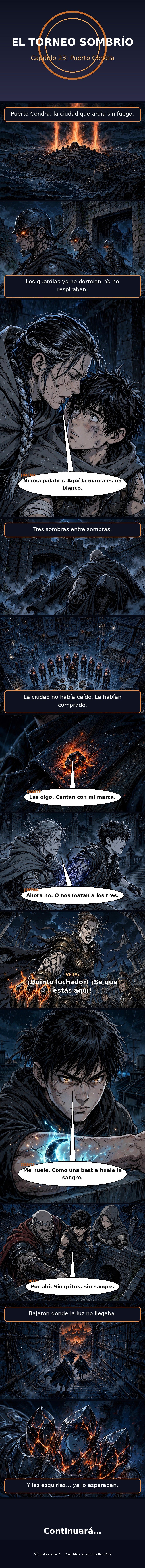 Capítulo 23 de El Torneo Sombrío