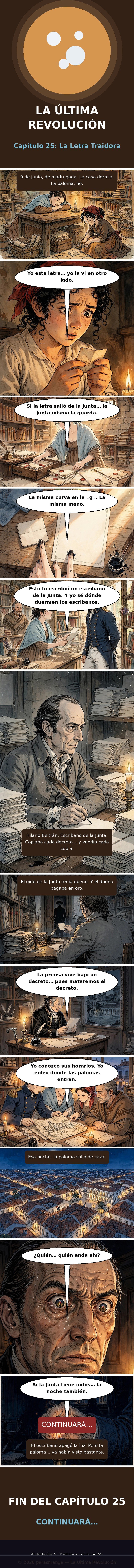 Capítulo 25 de La Última Revolución