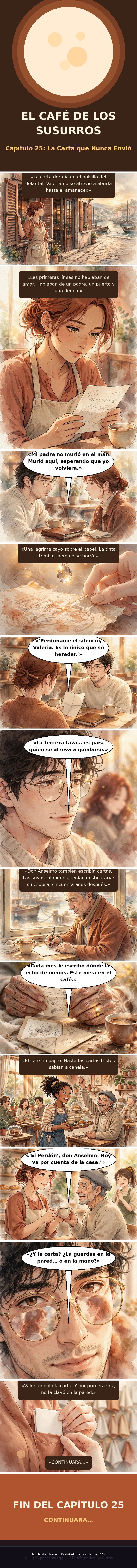 Capítulo 25 de El Café de los Susurros
