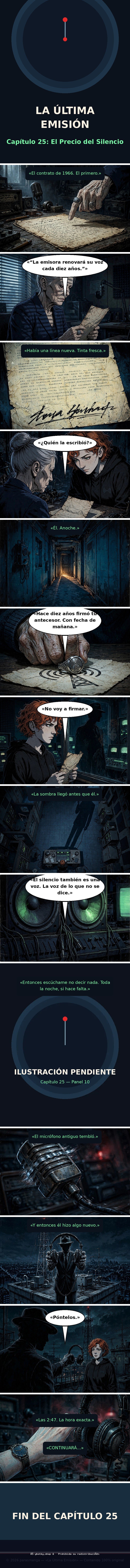 Capítulo 25 de La Última Emisión