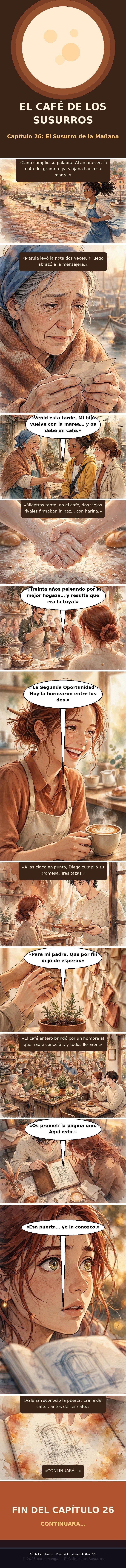 Capítulo 26 de El Café de los Susurros