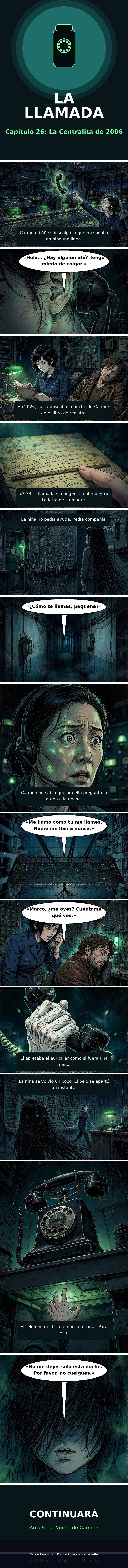 Capítulo 26 de La Llamada