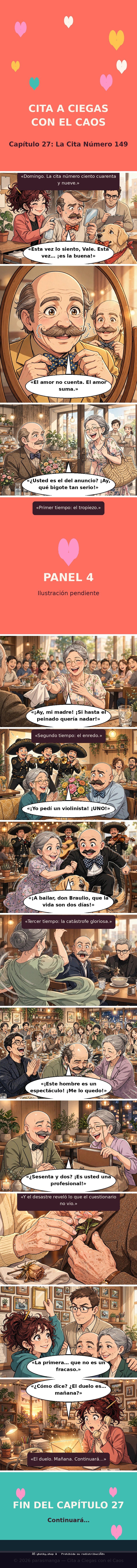 Capítulo 27 de Cita a Ciegas con el Caos