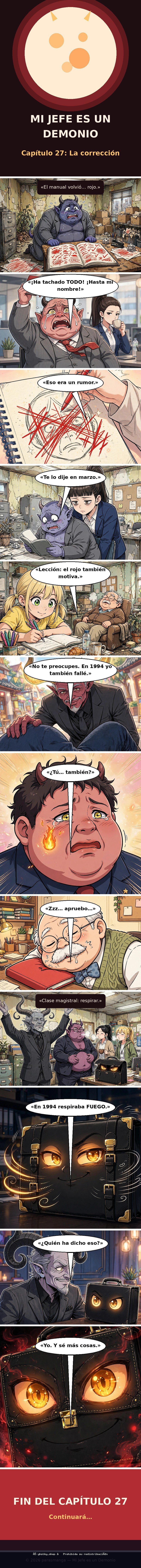 Capítulo 27 de Mi Jefe es un Demonio