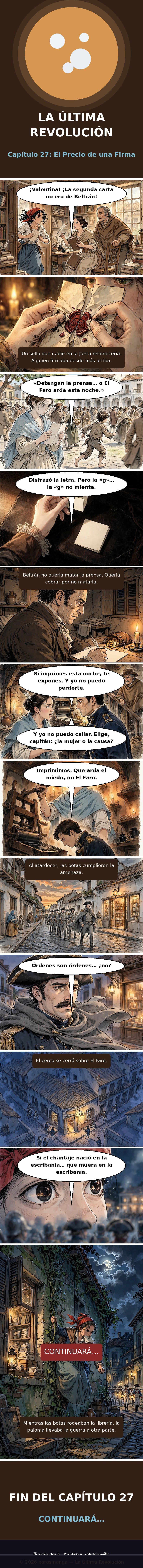 Capítulo 27 de La Última Revolución