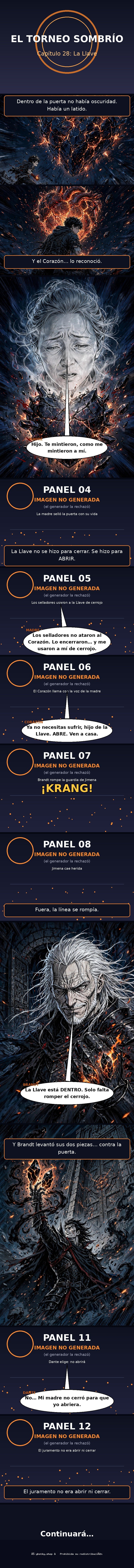 Capítulo 28 de El Torneo Sombrío
