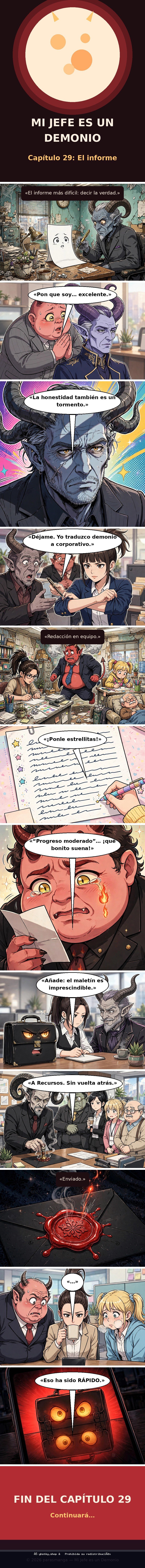 Capítulo 29 de Mi Jefe es un Demonio