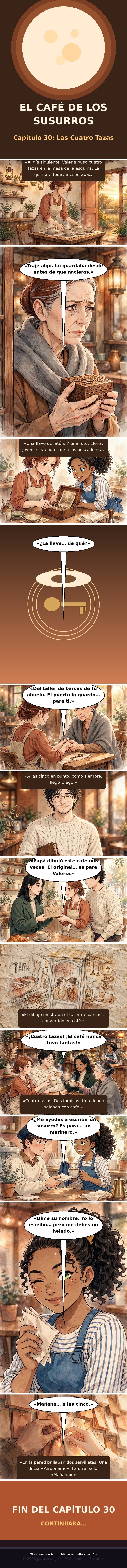Capítulo 30 de El Café de los Susurros