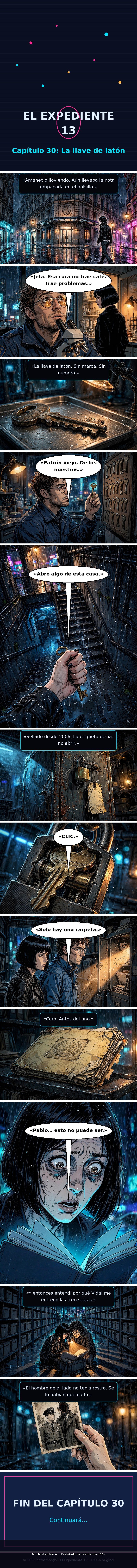 Capítulo 30 de El Expediente 13