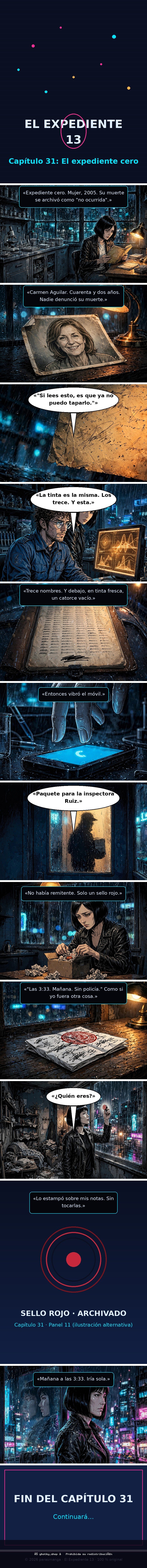 Capítulo 31 de El Expediente 13