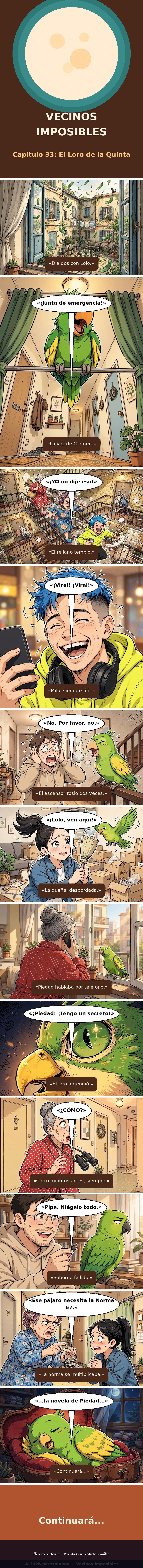Capítulo 33 de Vecinos Imposibles