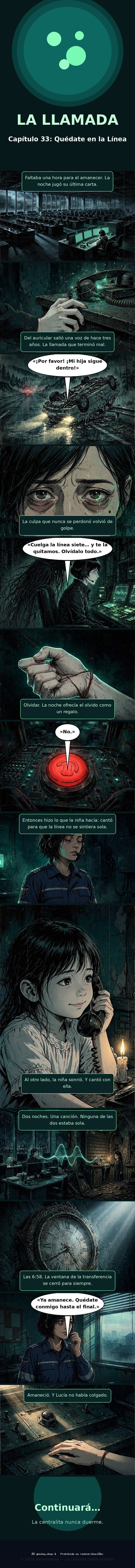 Capítulo 33 de La Llamada