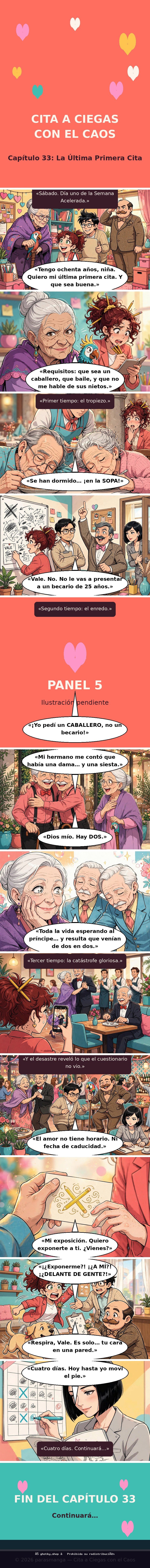 Capítulo 33 de Cita a Ciegas con el Caos