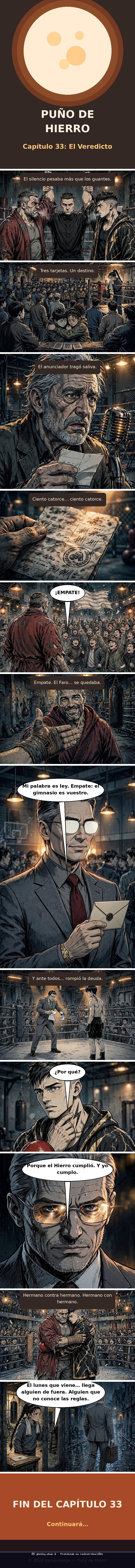 Capítulo 33 de Puño de Hierro