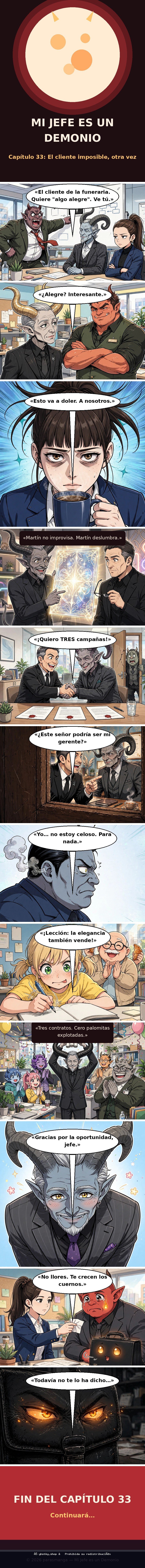 Capítulo 33 de Mi Jefe es un Demonio