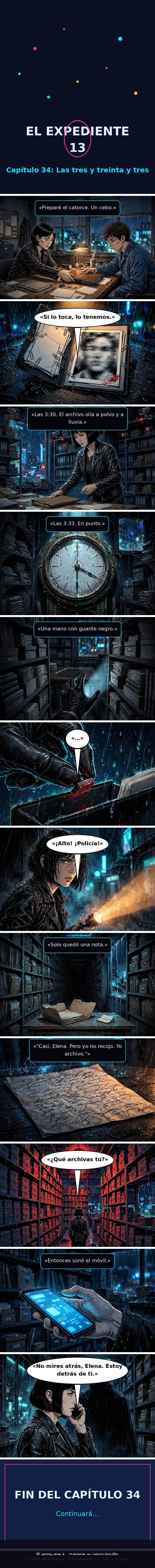 Capítulo 34 de El Expediente 13