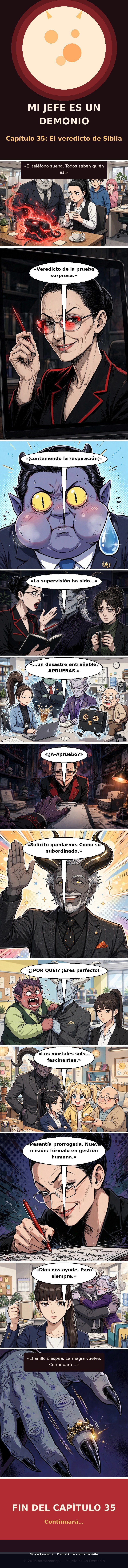 Capítulo 35 de Mi Jefe es un Demonio