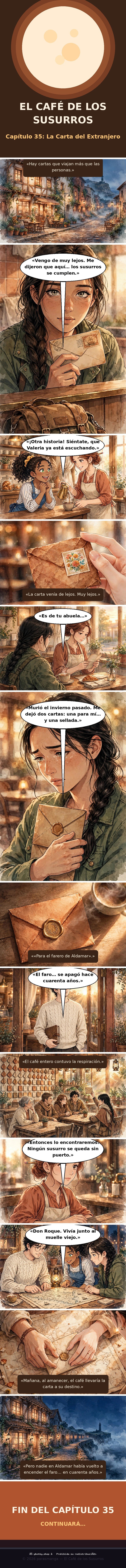 Capítulo 35 de El Café de los Susurros
