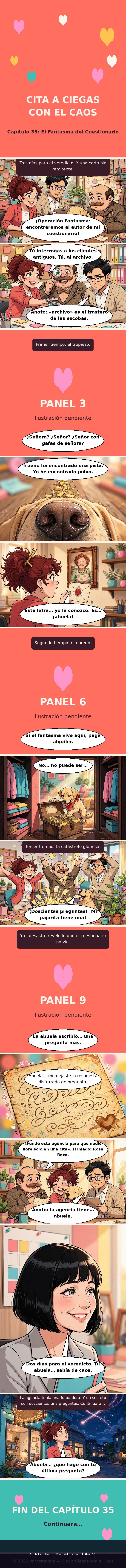 Capítulo 35 de Cita a Ciegas con el Caos