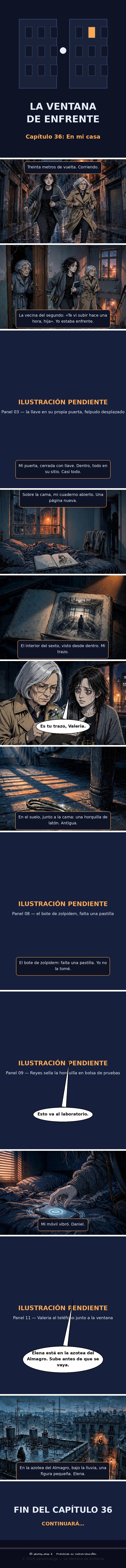 Capítulo 36 de La Ventana de Enfrente