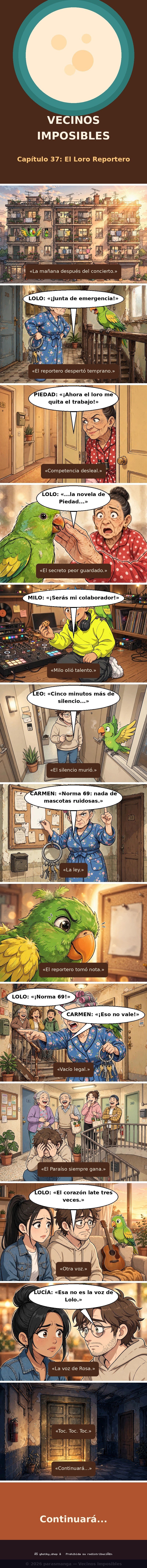 Capítulo 37 de Vecinos Imposibles