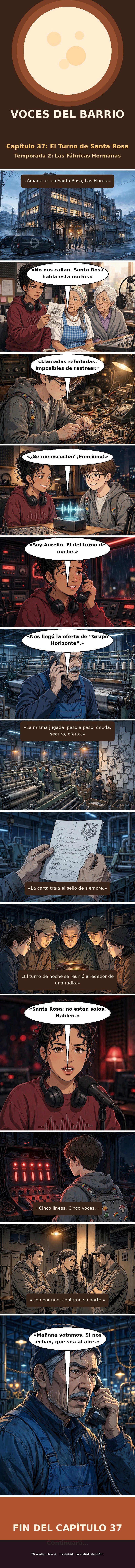 Capítulo 37 de Voces del Barrio