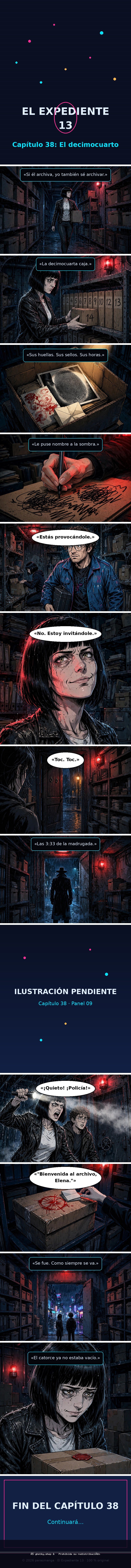 Capítulo 38 de El Expediente 13