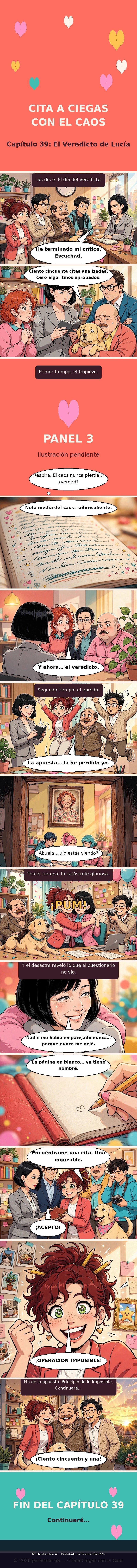 Capítulo 39 de Cita a Ciegas con el Caos