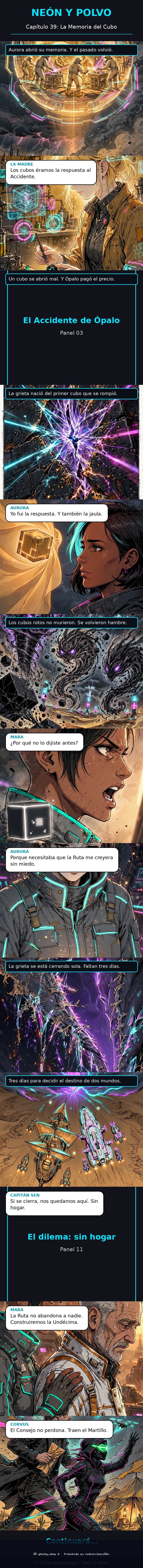 Capítulo 39 de Neón y Polvo