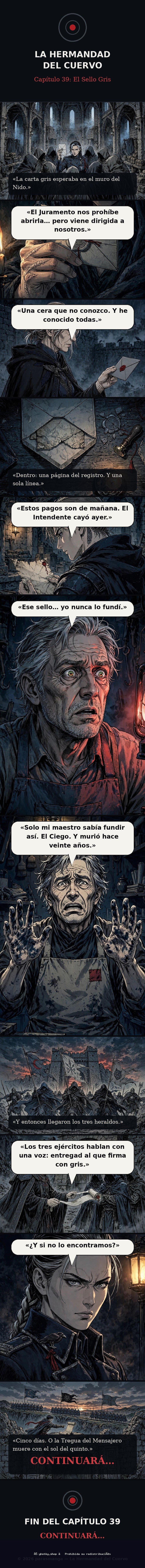 Capítulo 39 de La Hermandad del Cuervo