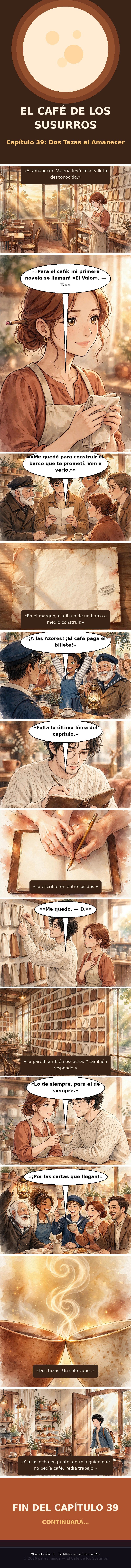 Capítulo 39 de El Café de los Susurros