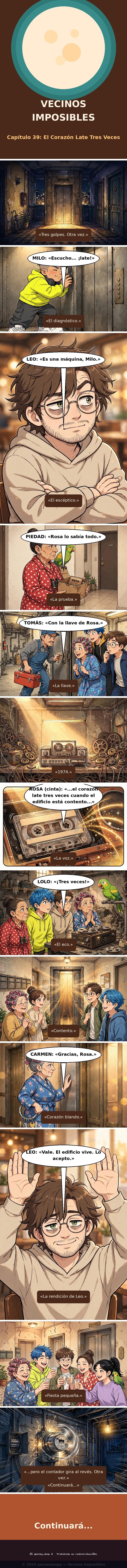 Capítulo 39 de Vecinos Imposibles