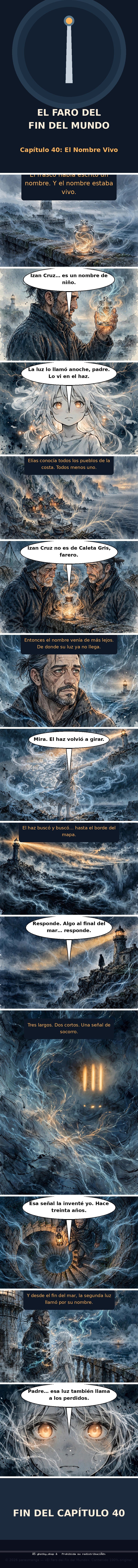 Capítulo 40 de El Faro del Fin del Mundo