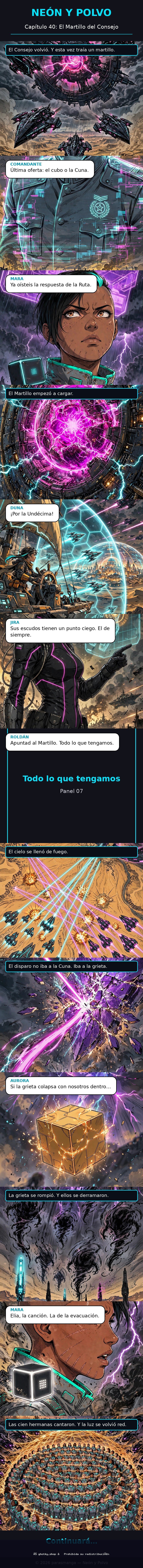 Capítulo 40 de Neón y Polvo