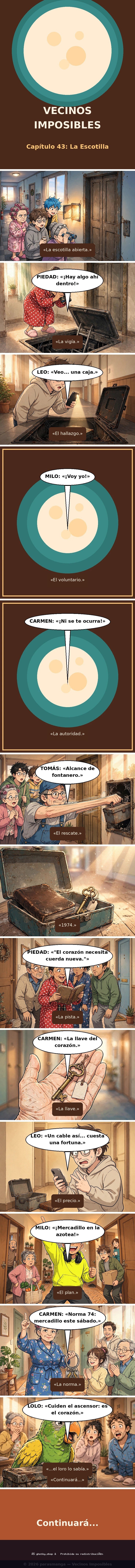 Capítulo 43 de Vecinos Imposibles