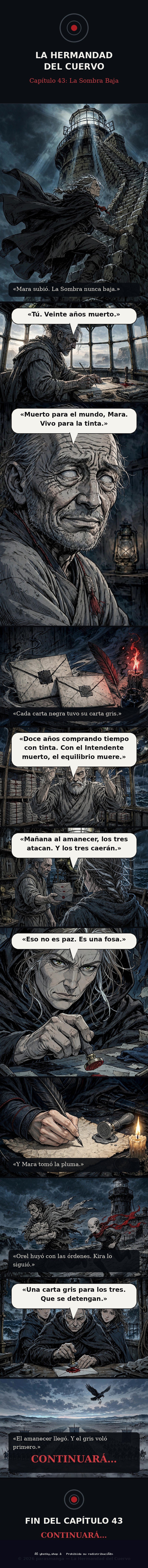 Capítulo 43 de La Hermandad del Cuervo