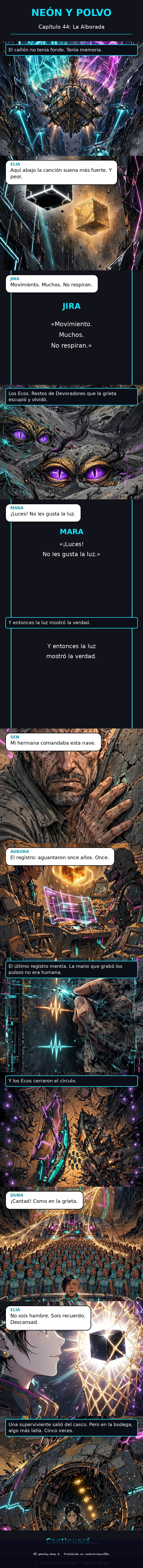Capítulo 44 de Neón y Polvo