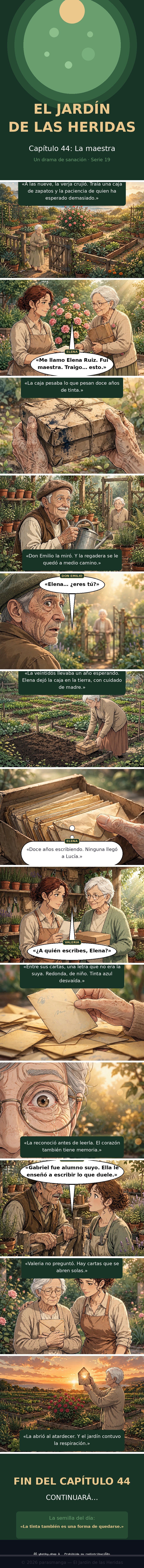 Capítulo 44 de El Jardín de las Heridas