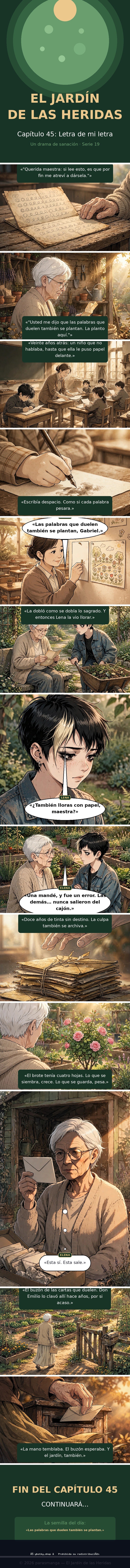 Capítulo 45 de El Jardín de las Heridas