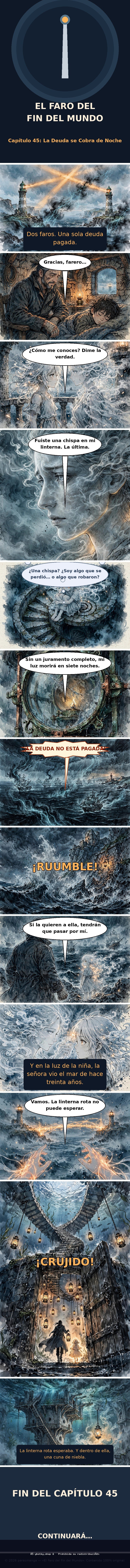Capítulo 45 de El Faro del Fin del Mundo