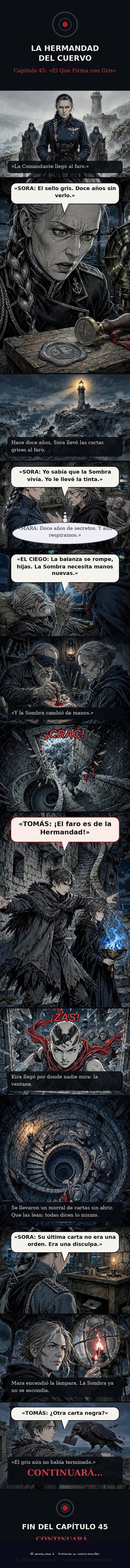 Capítulo 45 de La Hermandad del Cuervo