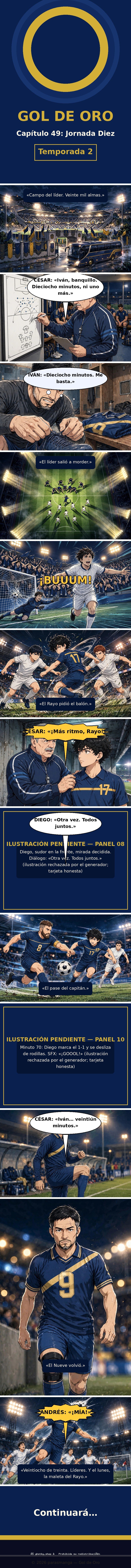 Capítulo 49 de Gol de Oro