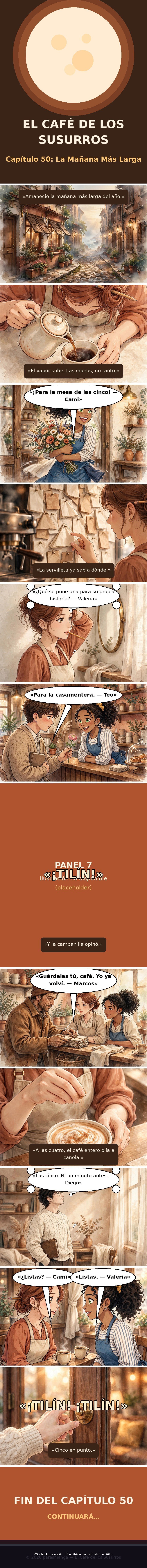 Capítulo 50 de El Café de los Susurros